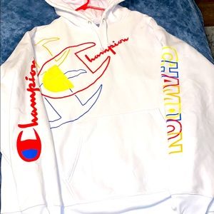 White champion sweatshirt